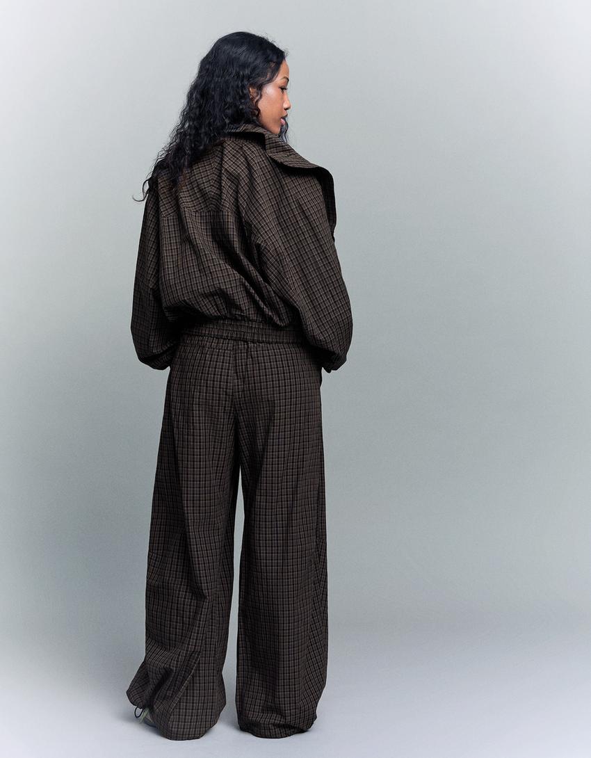 Rutig jacka-Mörkgrå