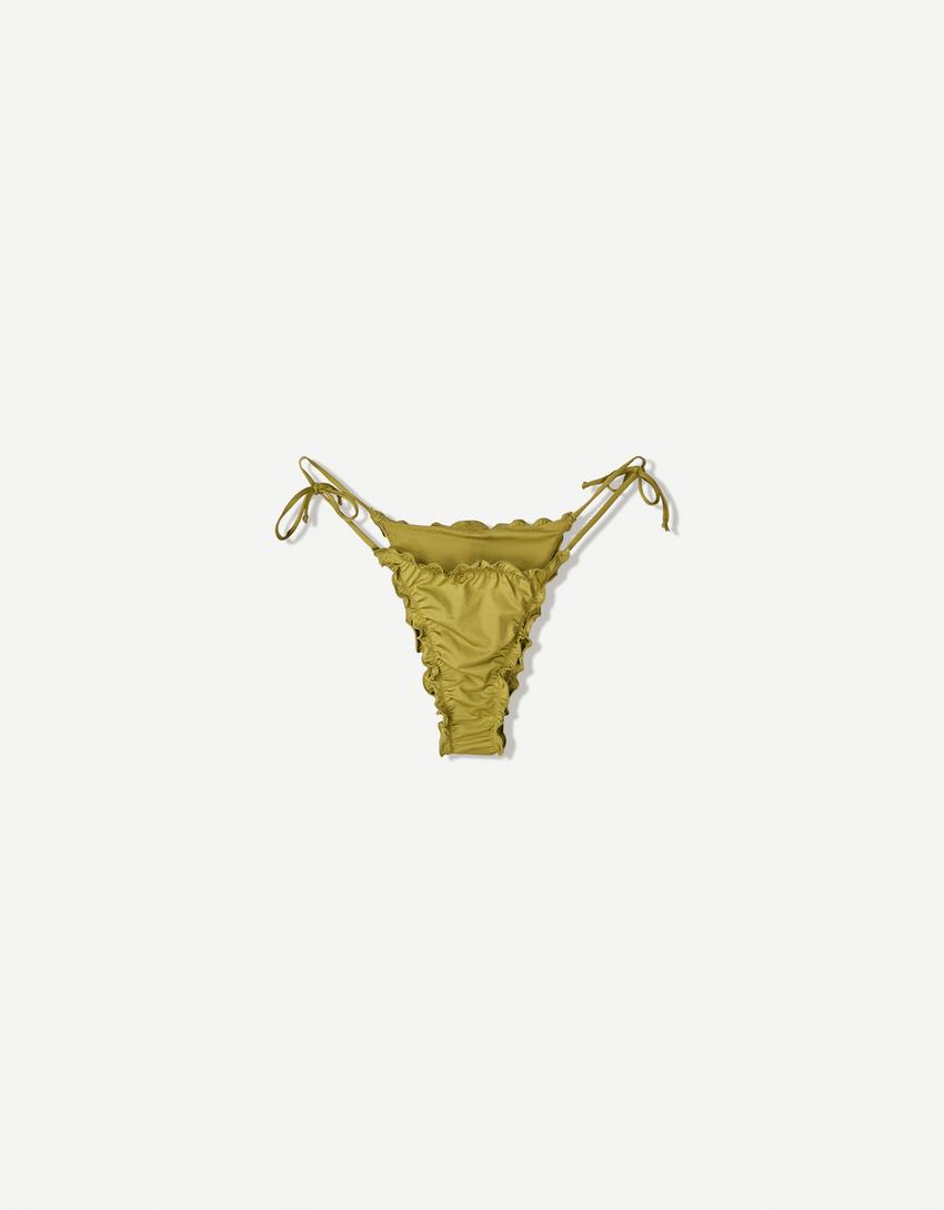 Bikinihose Curly-Khaki-3