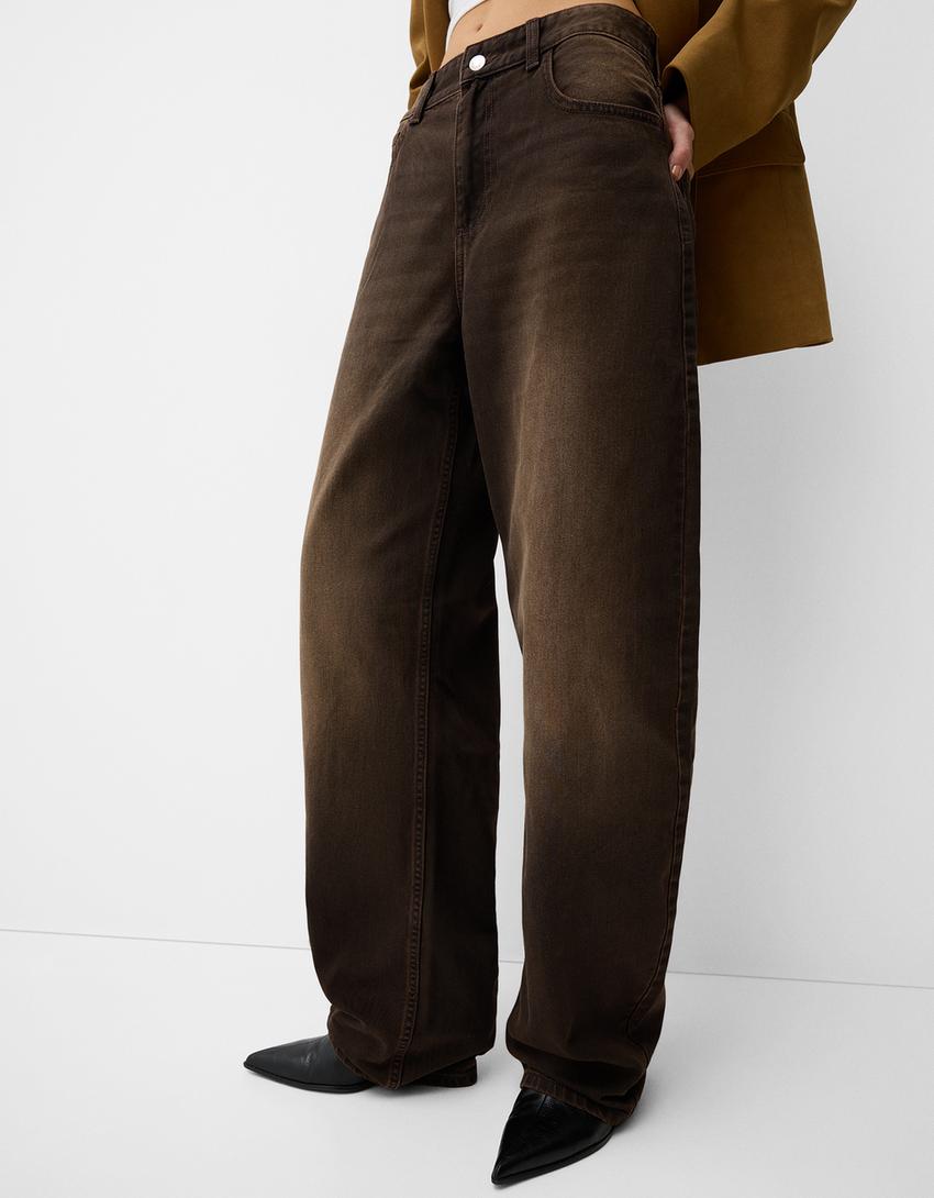 Jeans balloon - Mujer | Bershka