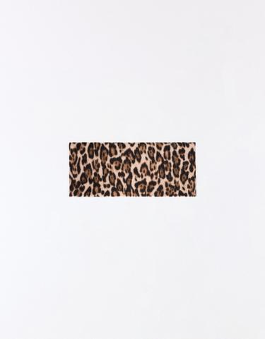 Animal print scarf — Brown 2