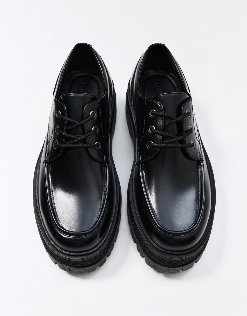 Zapato vestir bordón-Negro