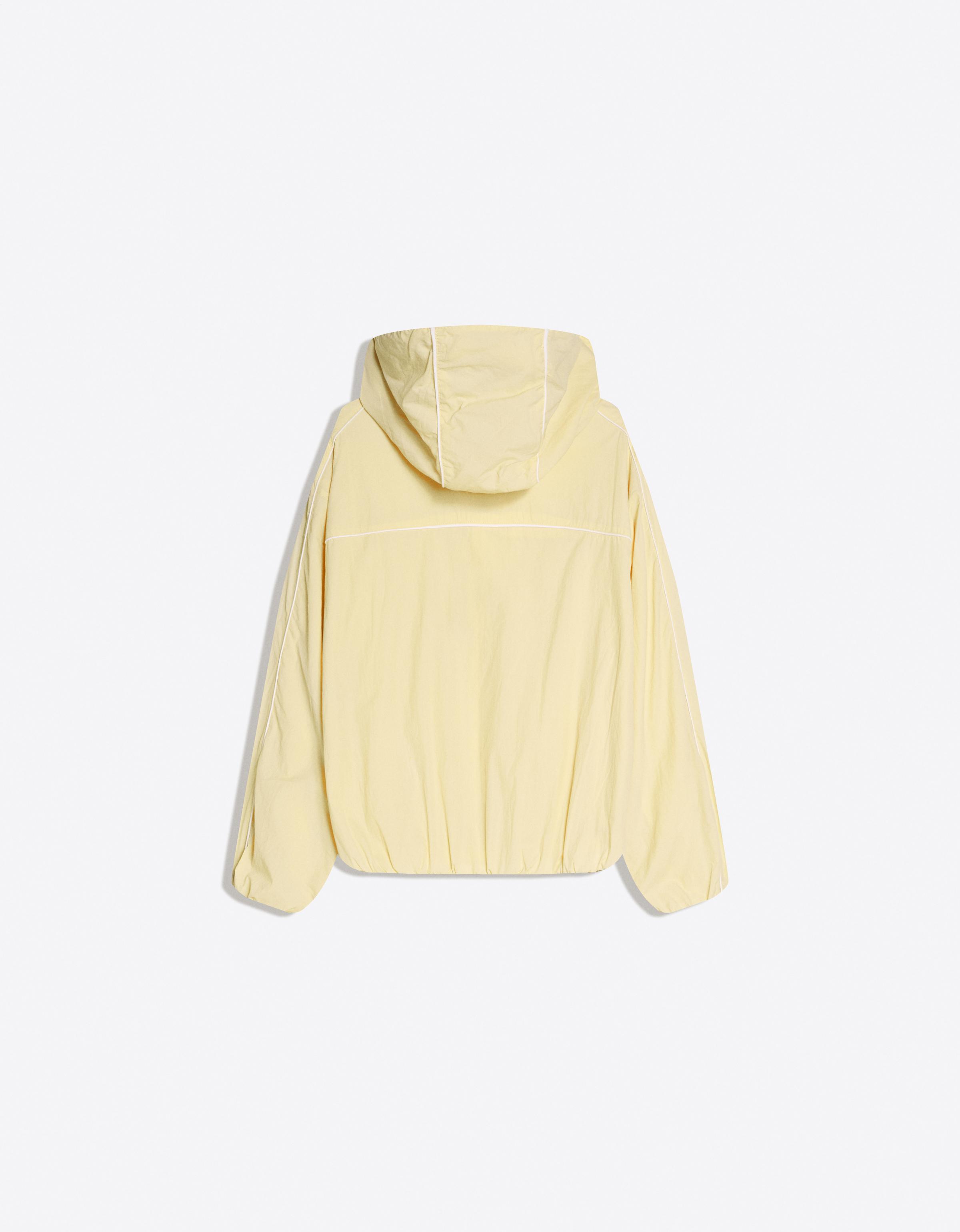 Technical hooded jacket — Beige