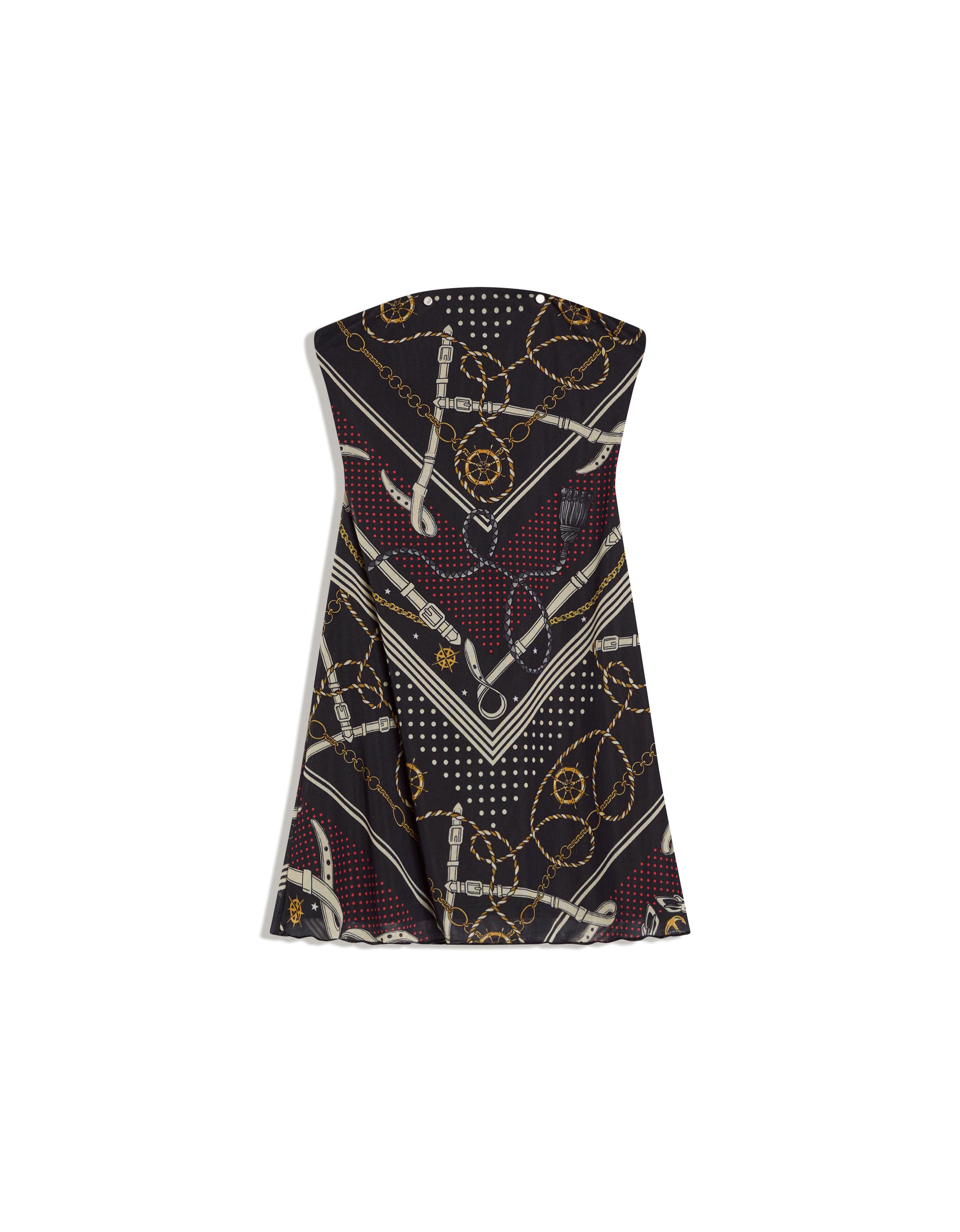 Tül bandeau mini elbise - Görsel 3