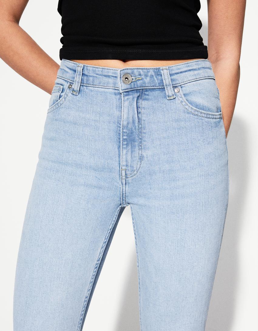 Jeans flare-Azul claro-1