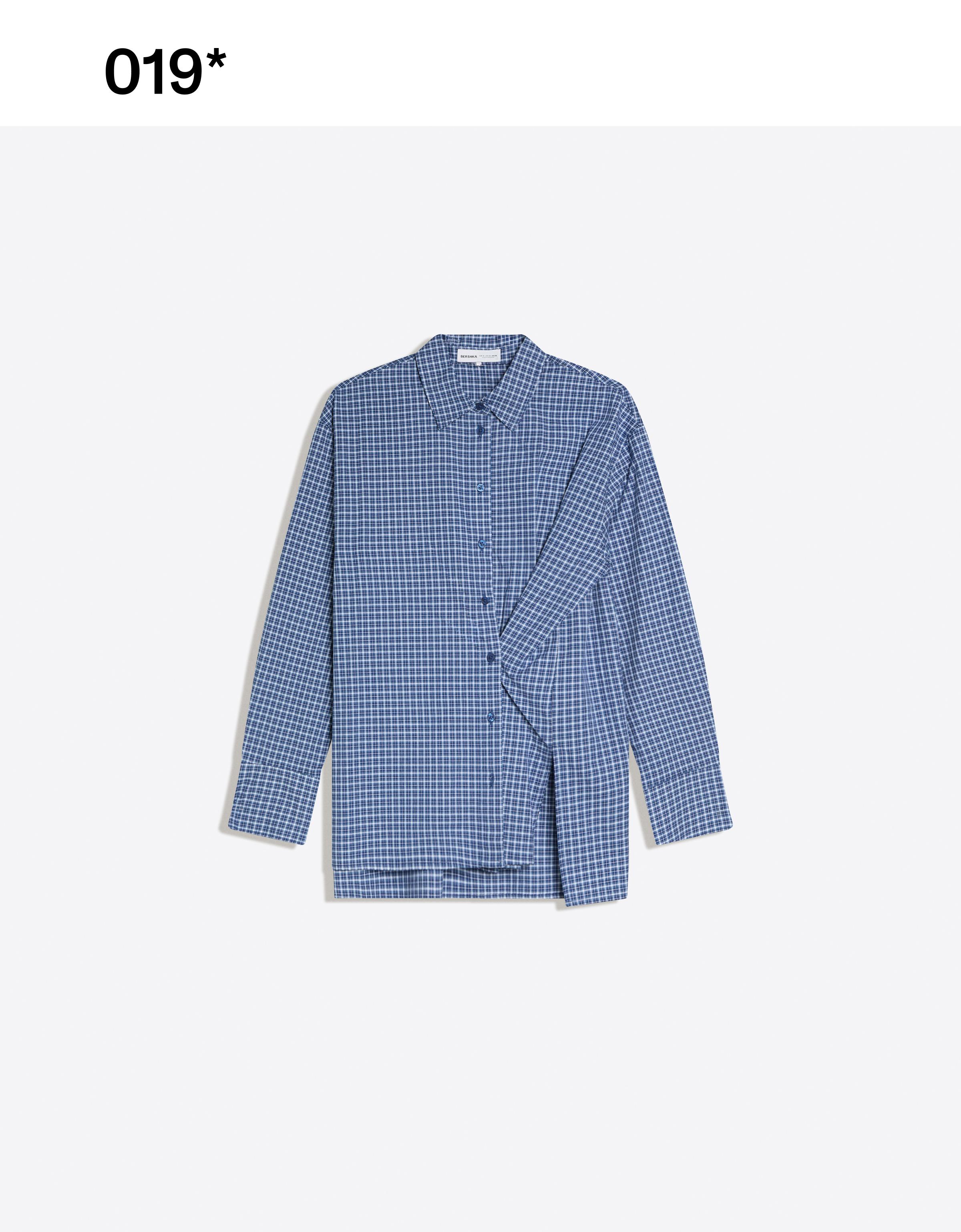 Uzun kollu kruvaze gömlek - Görsel 21