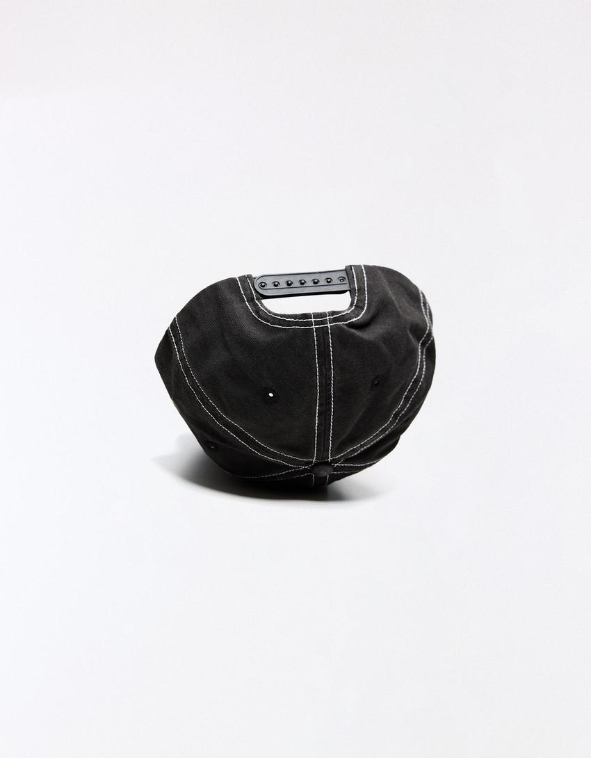 Gorra contraste-Negro