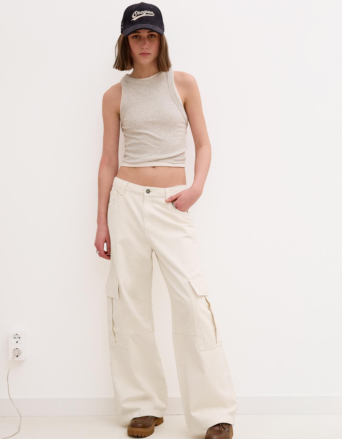 Utility cargo trousers