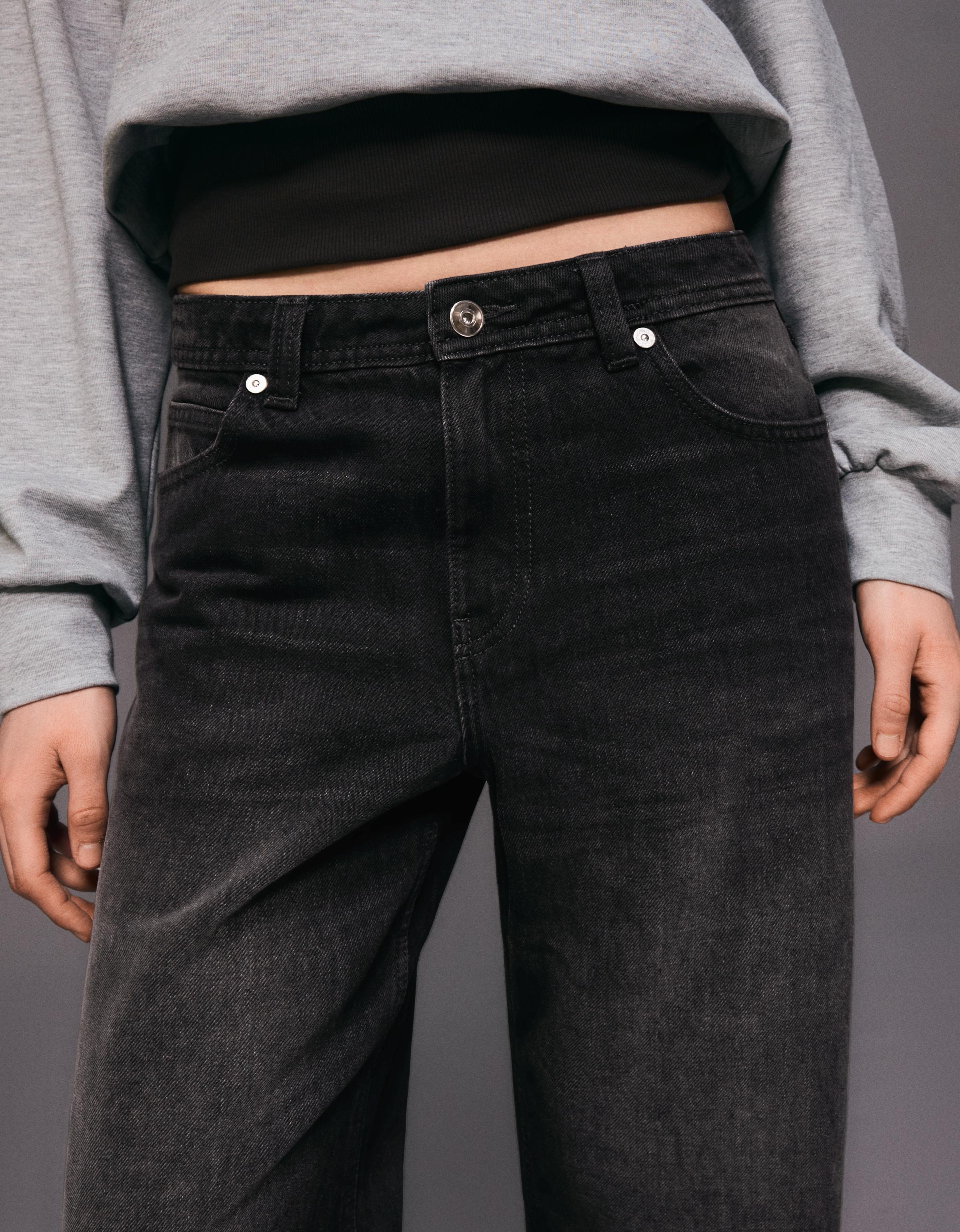 Baggy fit orta bel jean - Görsel 84