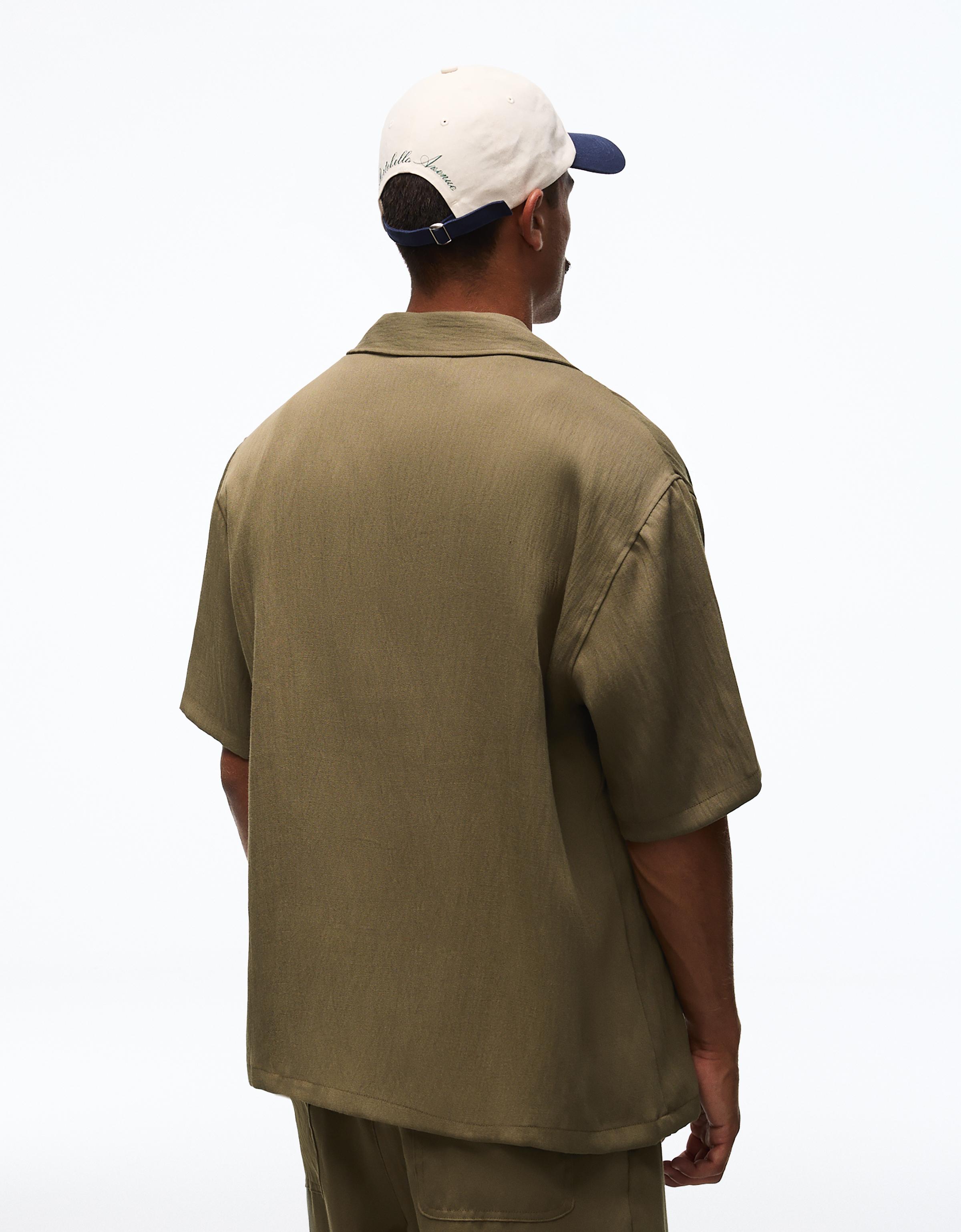 Rustic short sleeve shirt — Khaki
