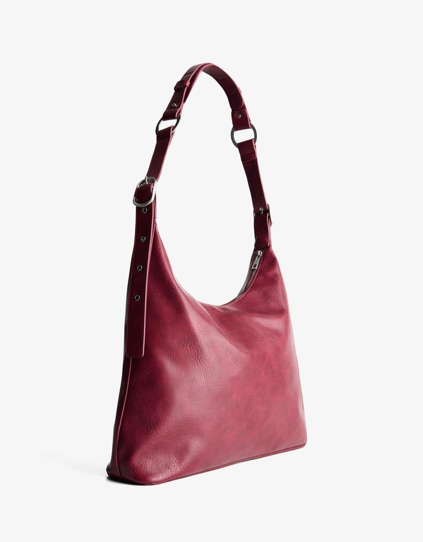 Bolso hebillas-Rojo-1