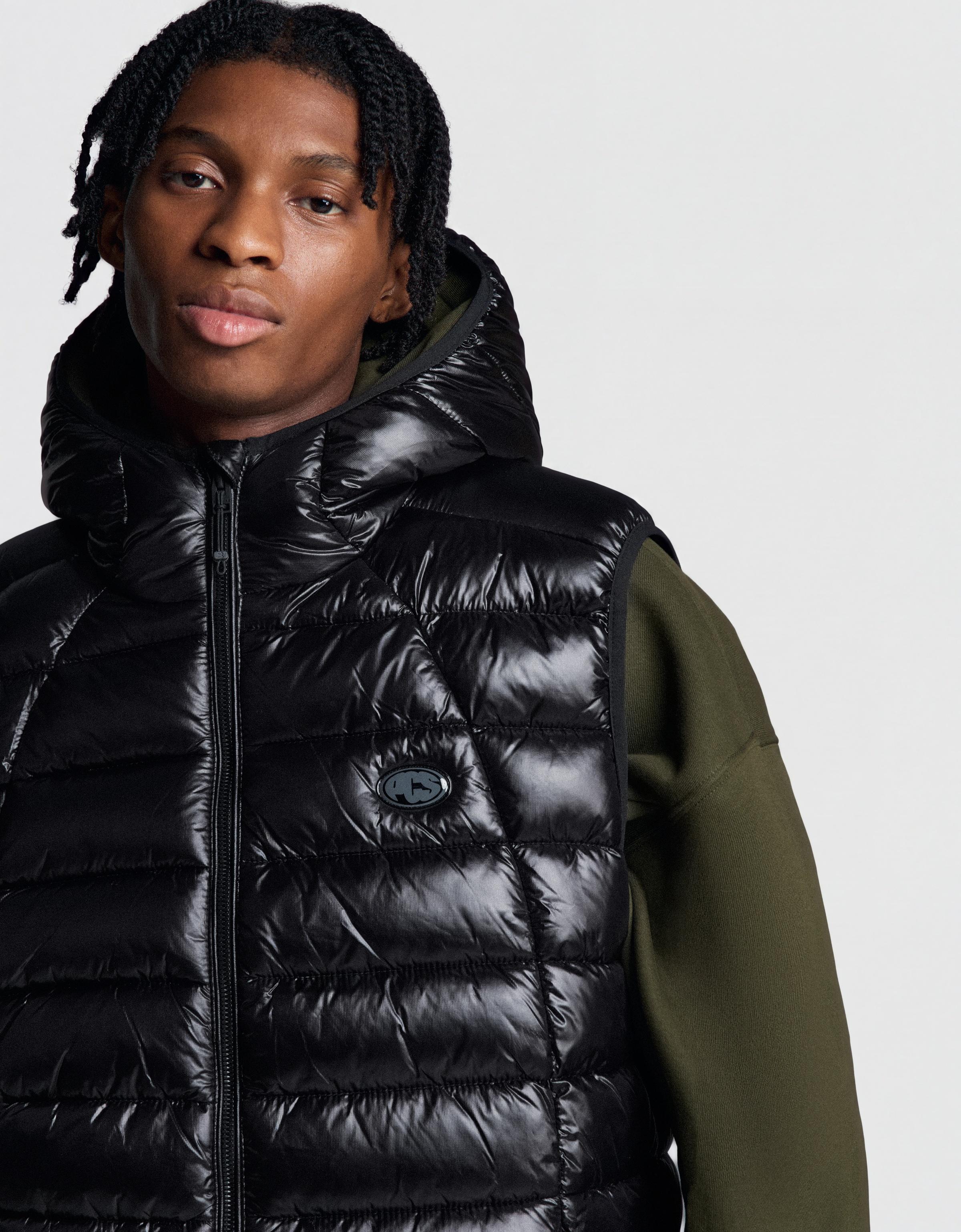 Ultralight quilted gilet — Black