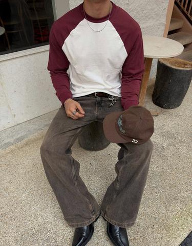 Baggy skater jeans — Brown 5