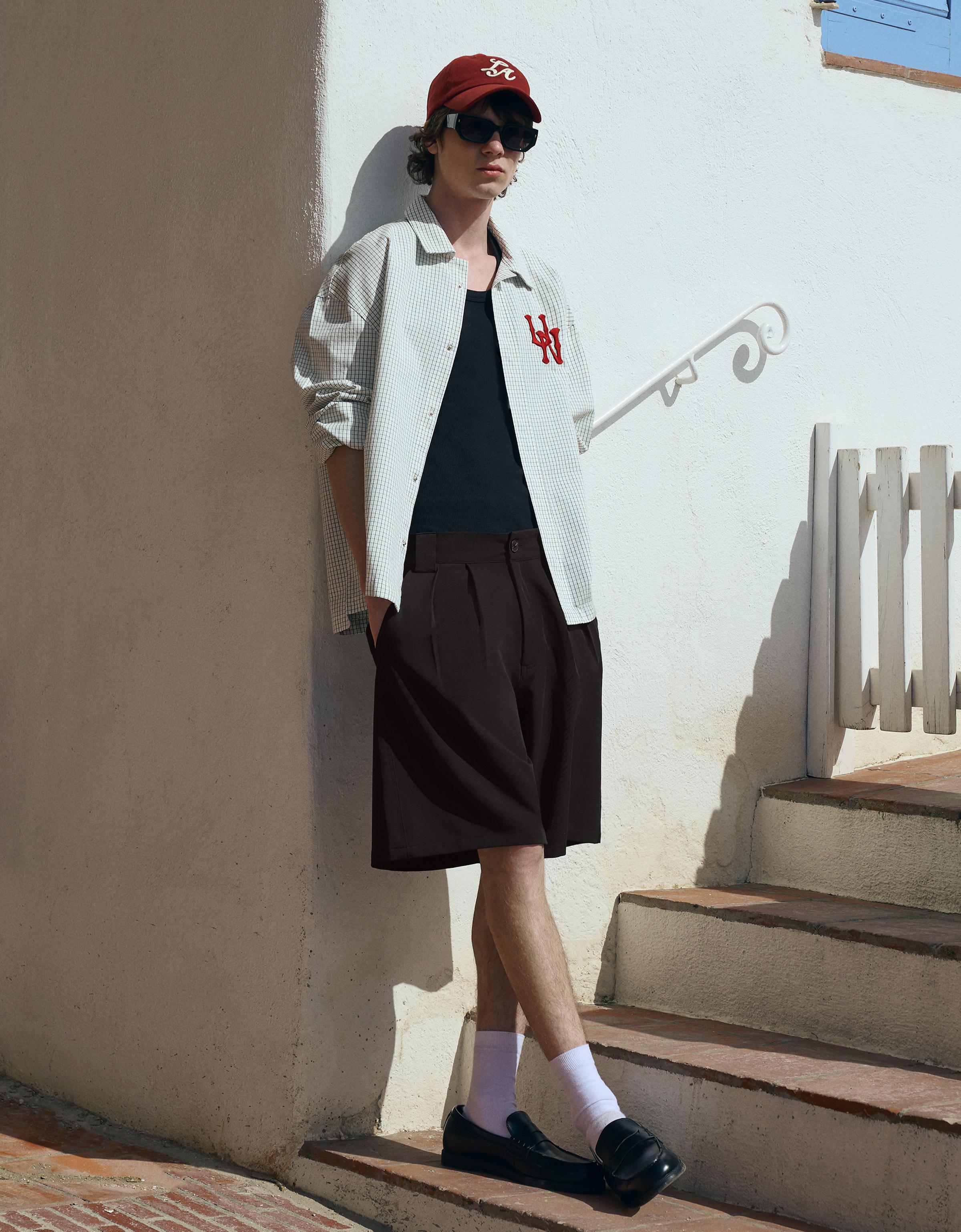 Boxy fit tailored bermuda - Görsel 10