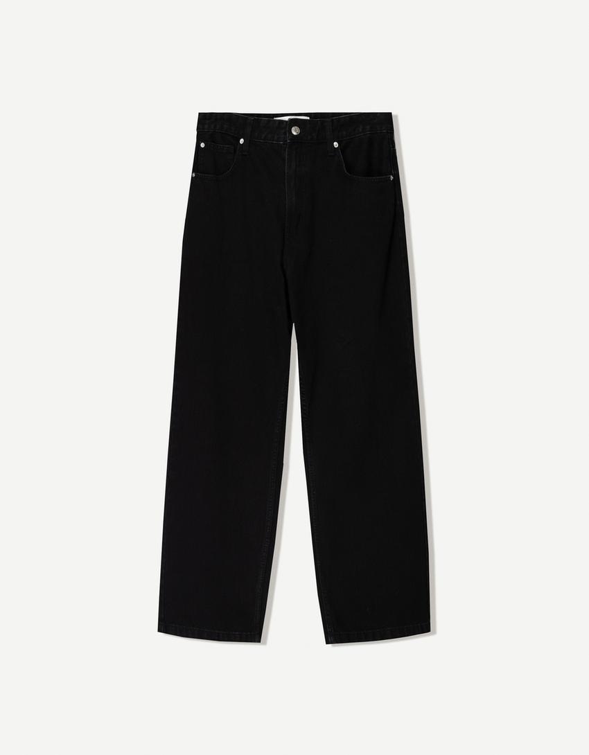 Baggy jeans-Black-3