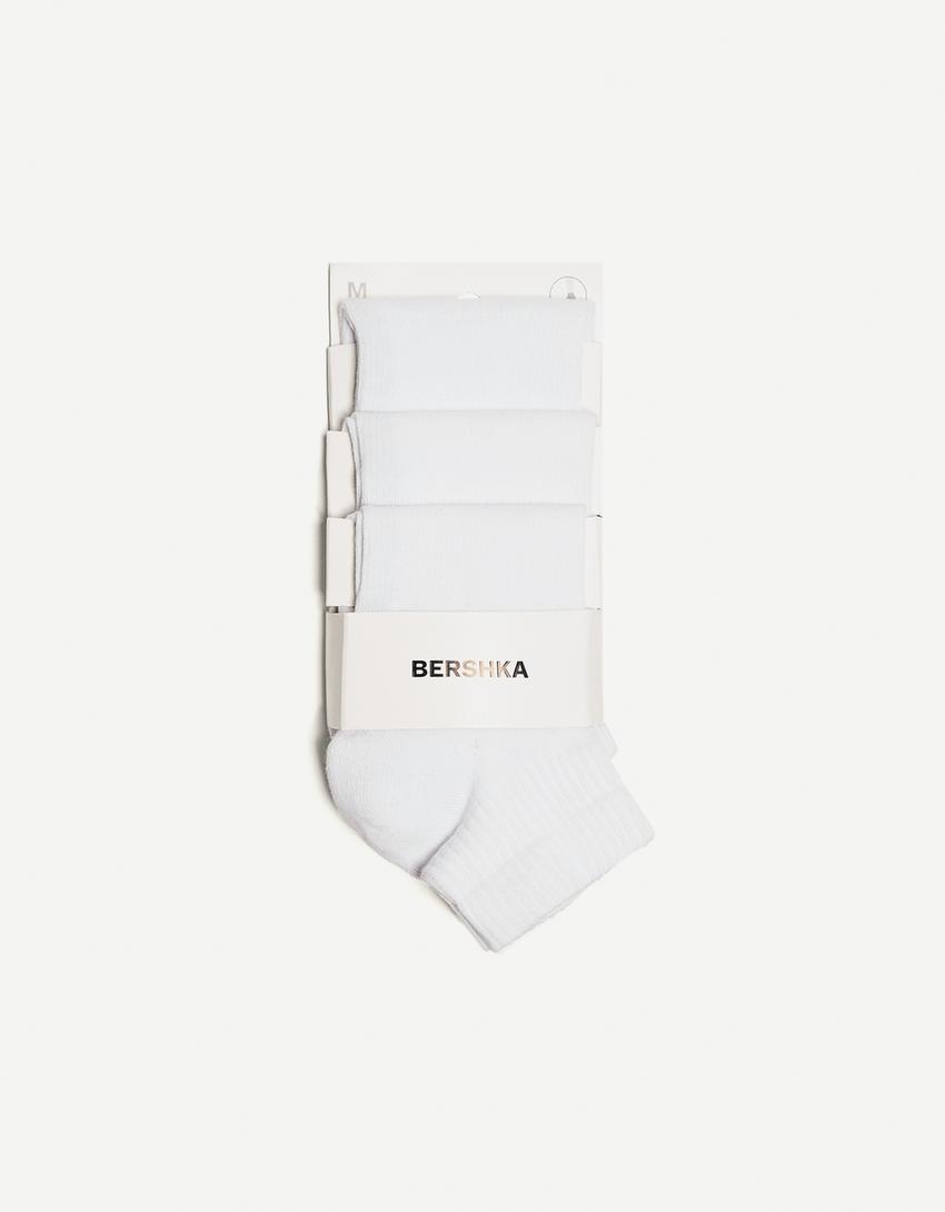 Pack 3 calcetines sport tobilleros-Blanco