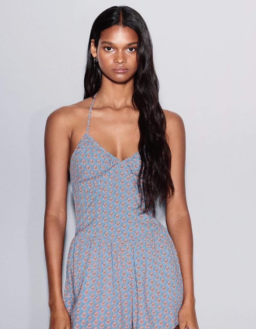 Jumpsuit with straps-Multicolored-2