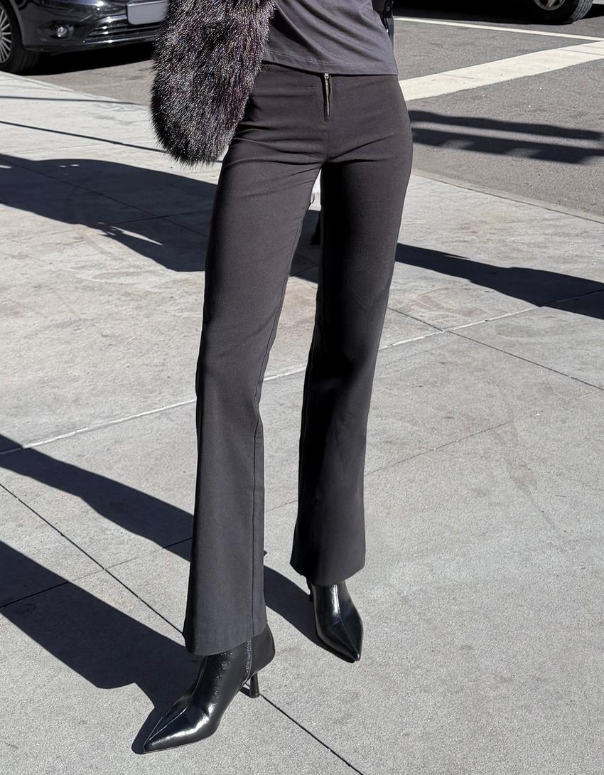 سروال بنغالي بسحاب-أسود