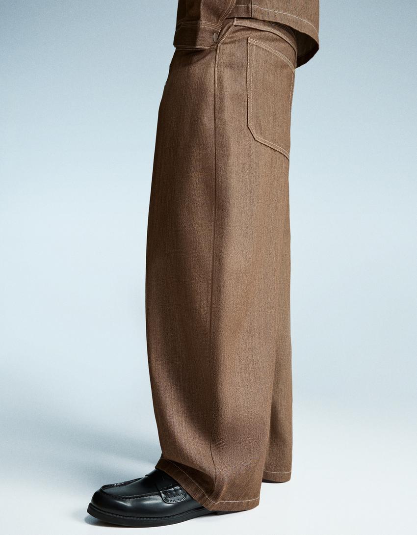 Super balloon jeans-Brown