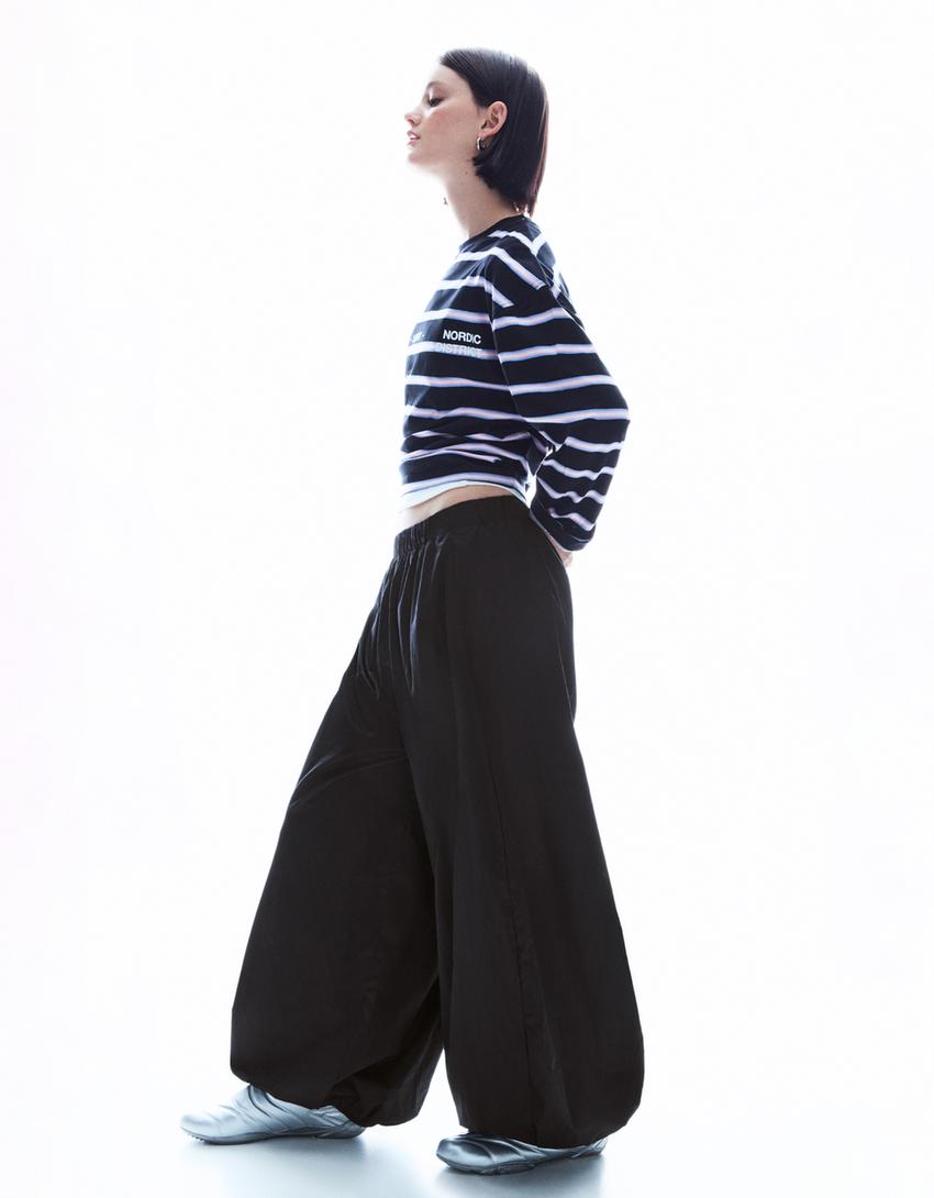 Bloomer trousers-Black
