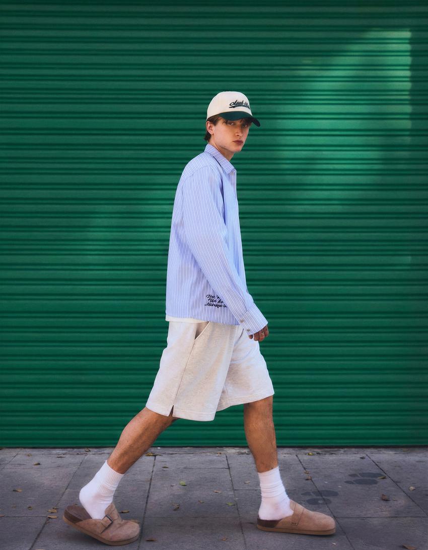 Mules avec boucle-Taupe