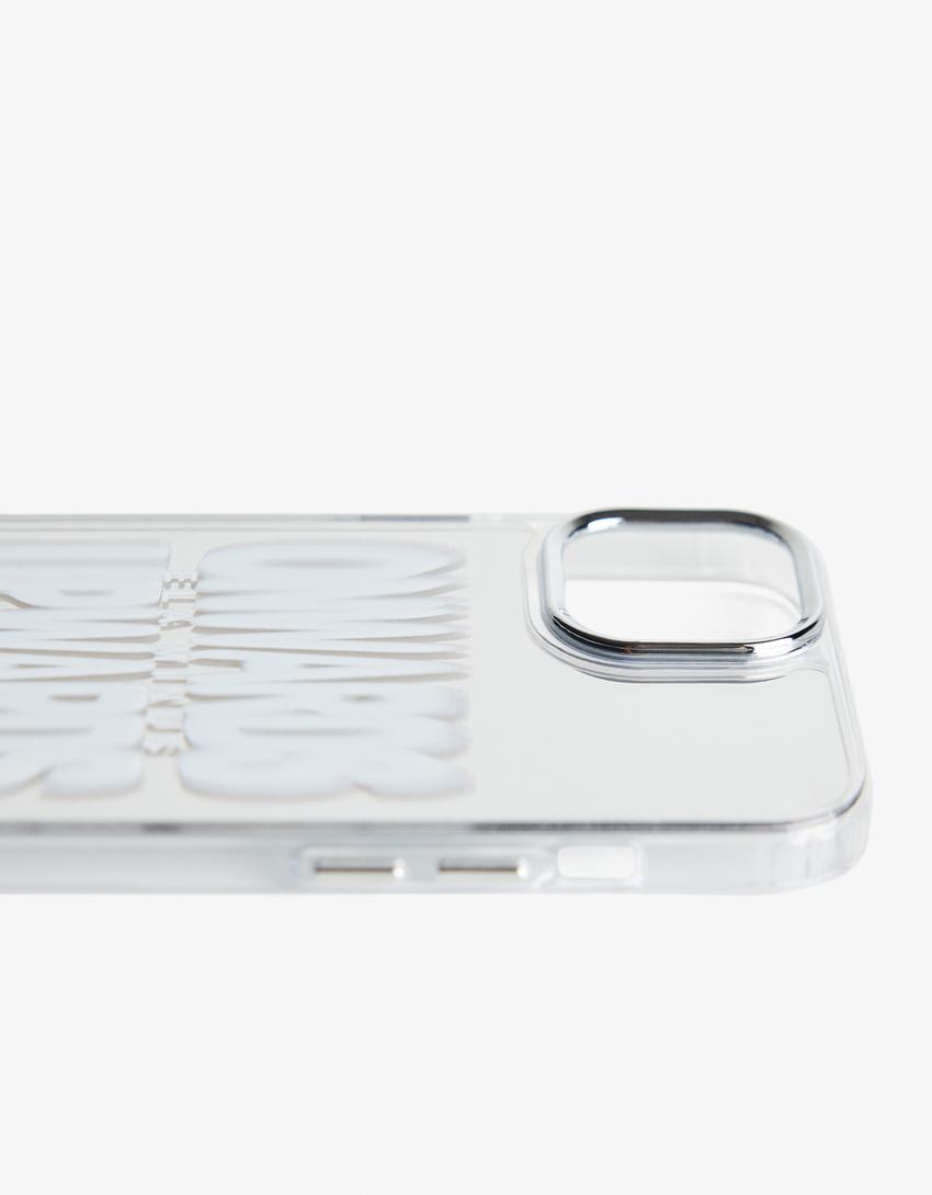 Ela Minus mobile phone case-Silver