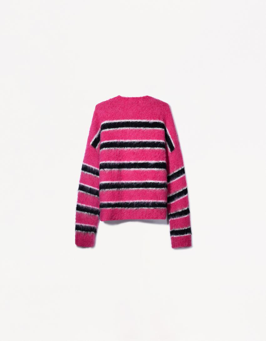 Jersey boxy rayas-Rosa-5