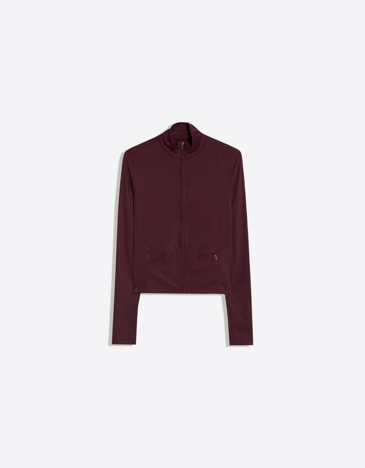 Technical fabric zip-up jacket – Breathable & Quick Dry — Violet