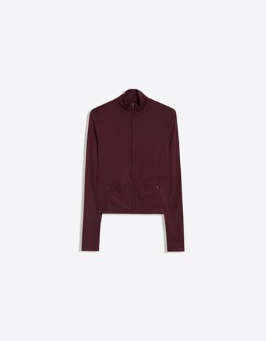 Technical fabric zip-up jacket – Breathable & Quick Dry — Violet 6