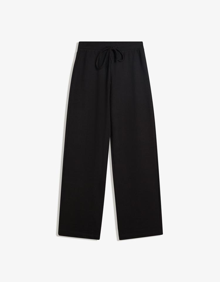 Plush jersey trousers