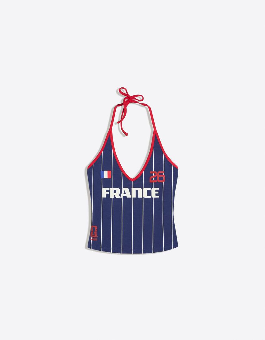 France FIFA WORLD CUP™ halter top-Navy