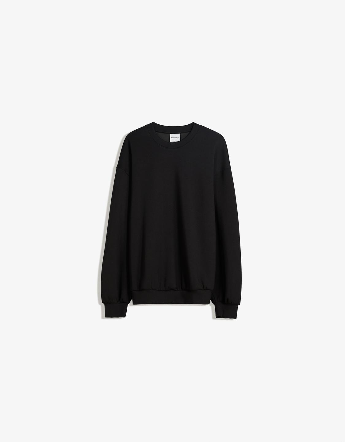 Oversize soft modal blend sweatshirt
