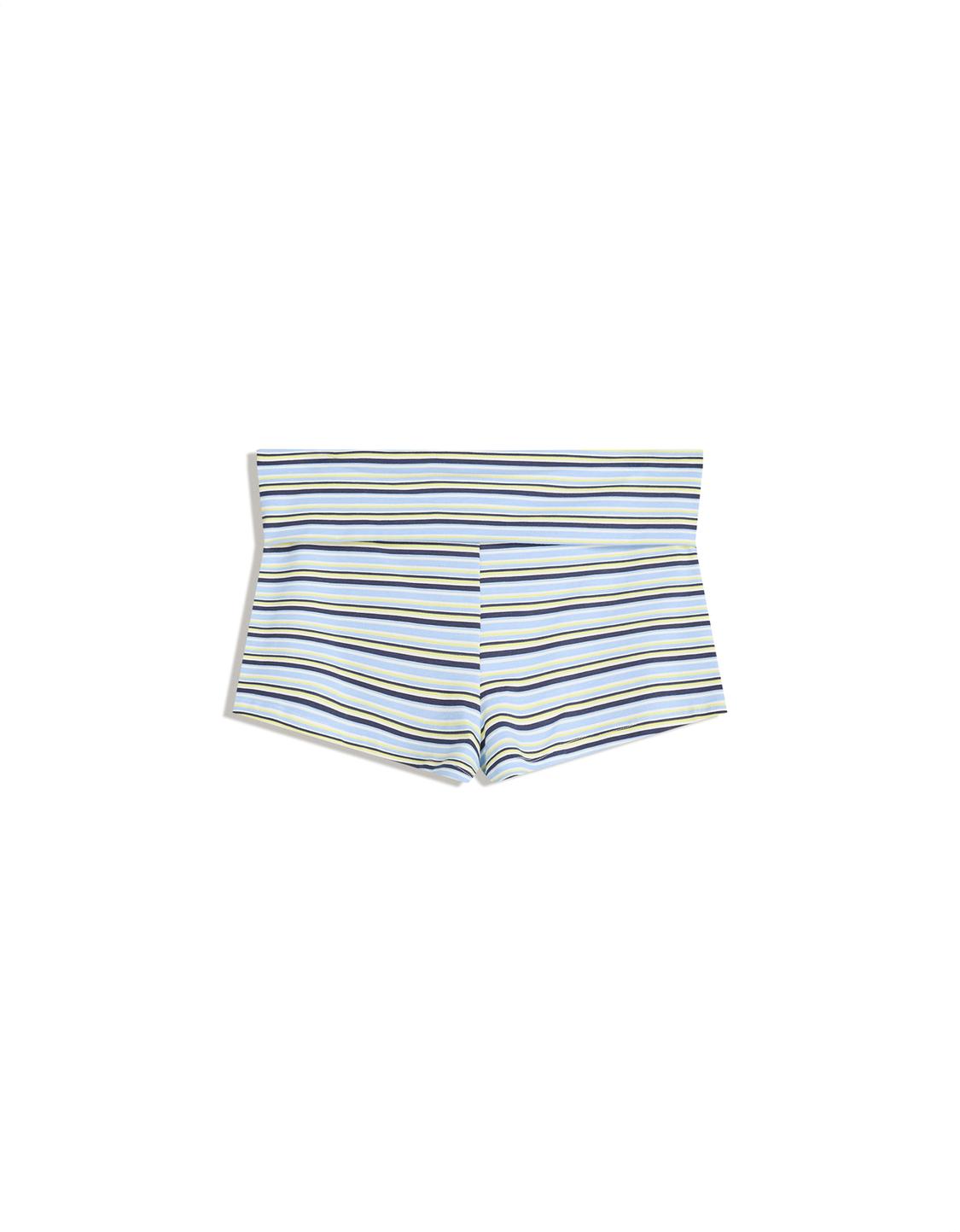 Shorts with turn-up waistband