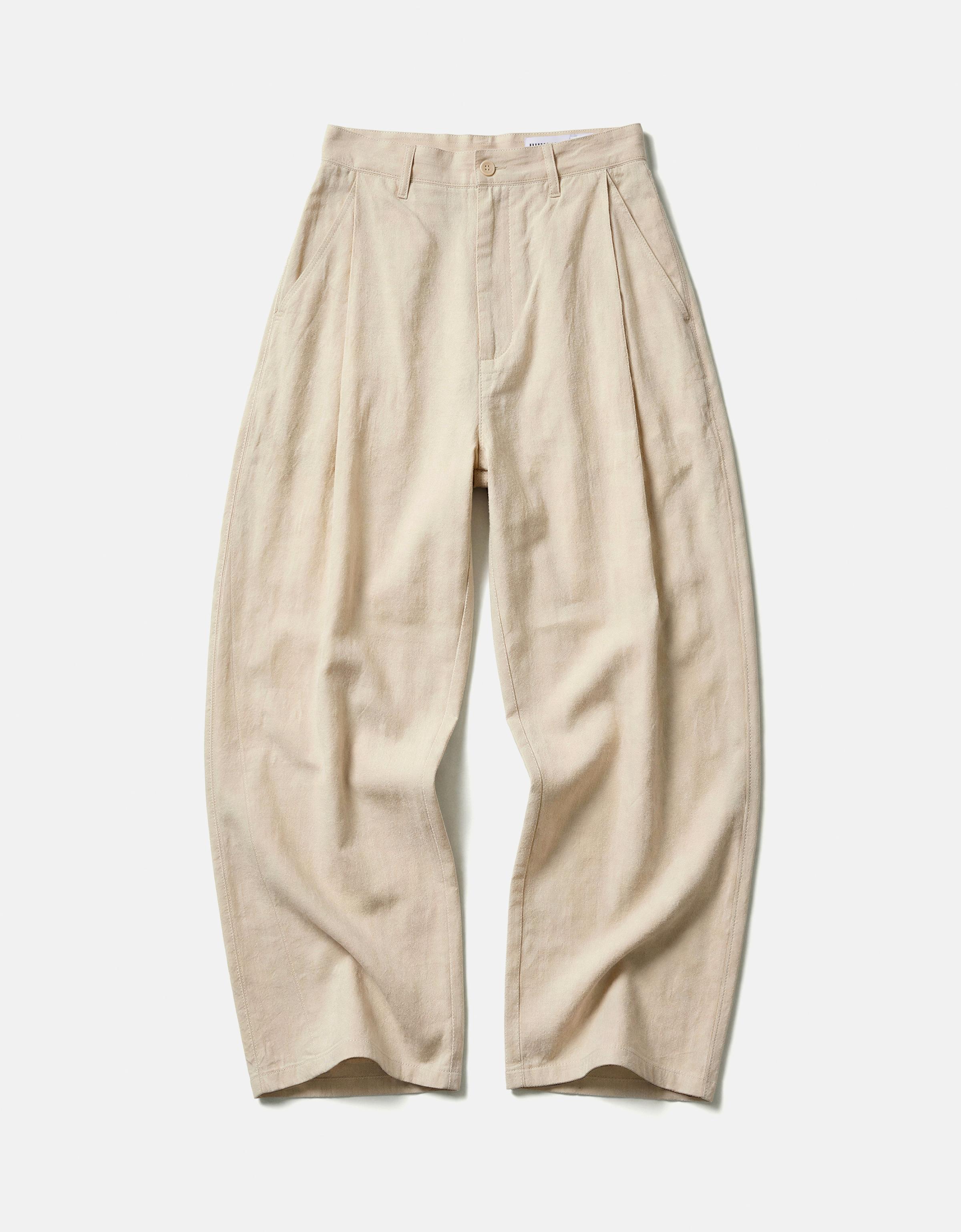 Ketenli super baggy fit pantolon - Görsel 135