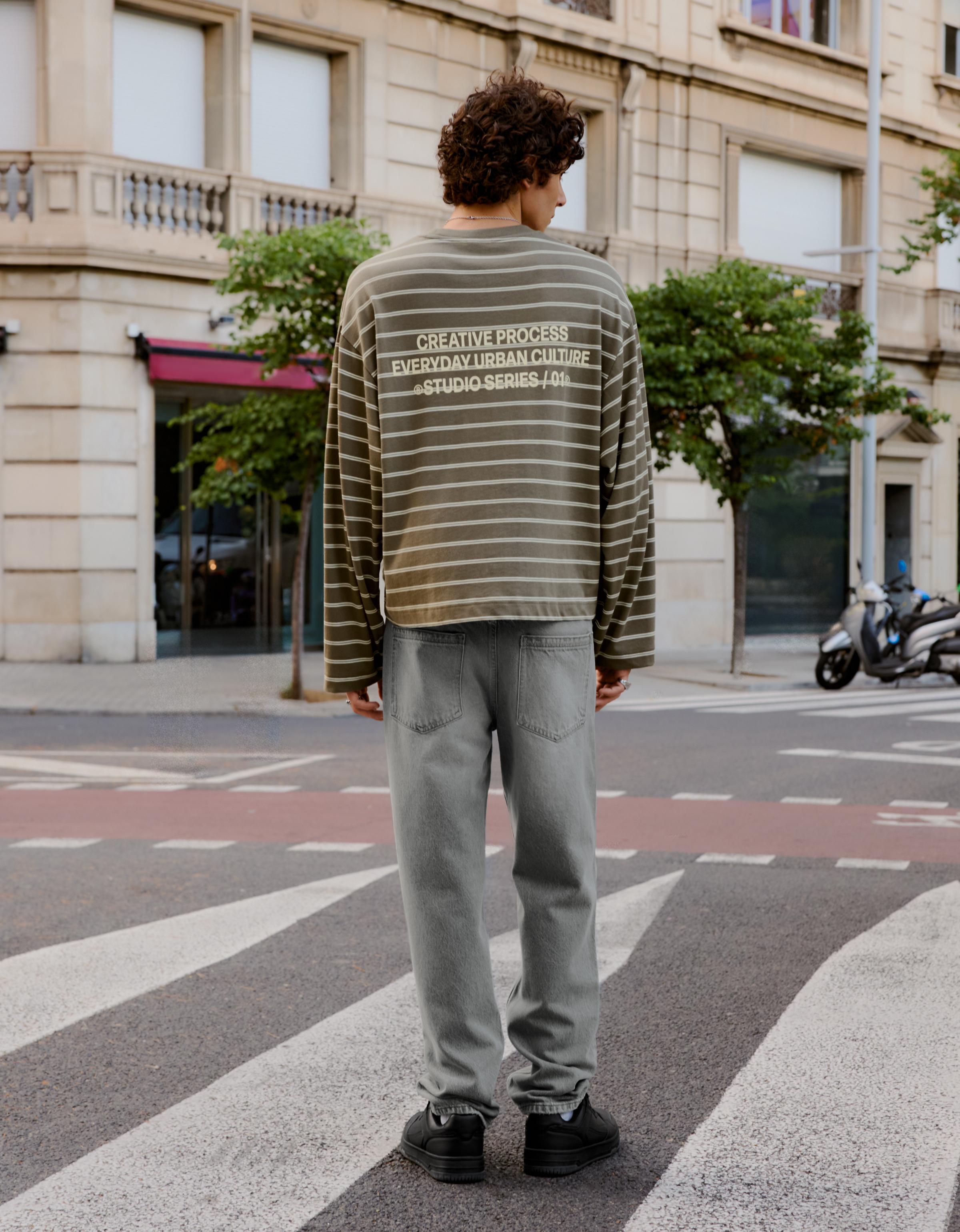 Straight-leg jeans — Grey