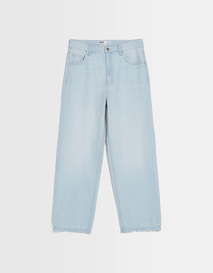 Jeans baggy-Azul claro-4