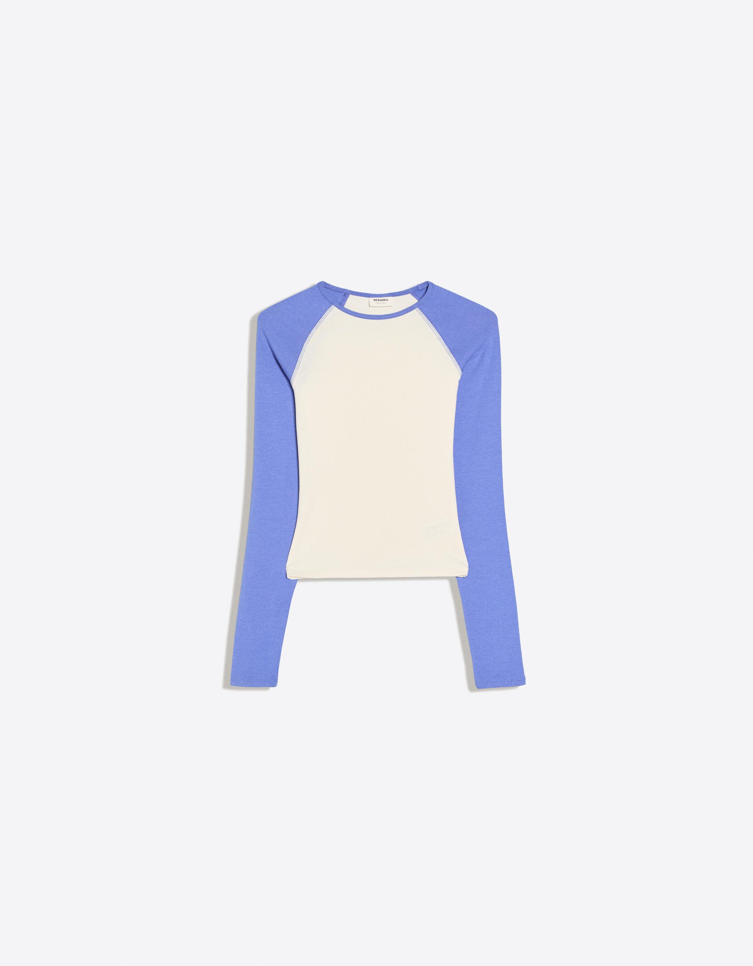 Long sleeve raglan T-shirt — Violet