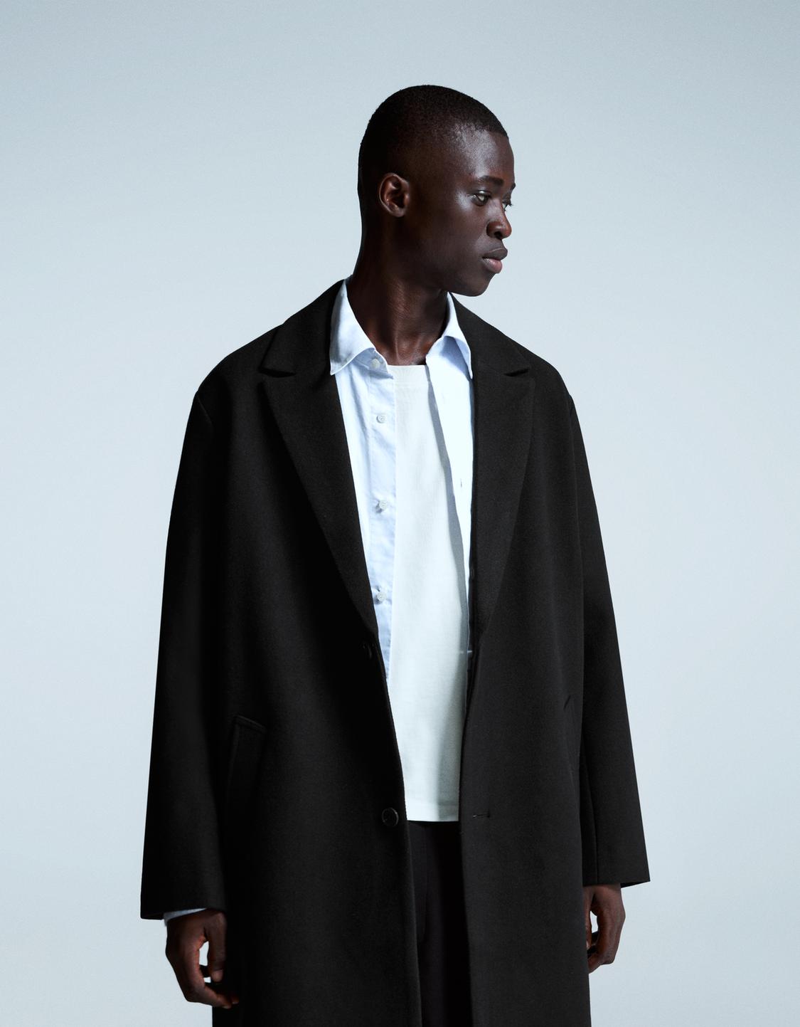 Long felt texture coat