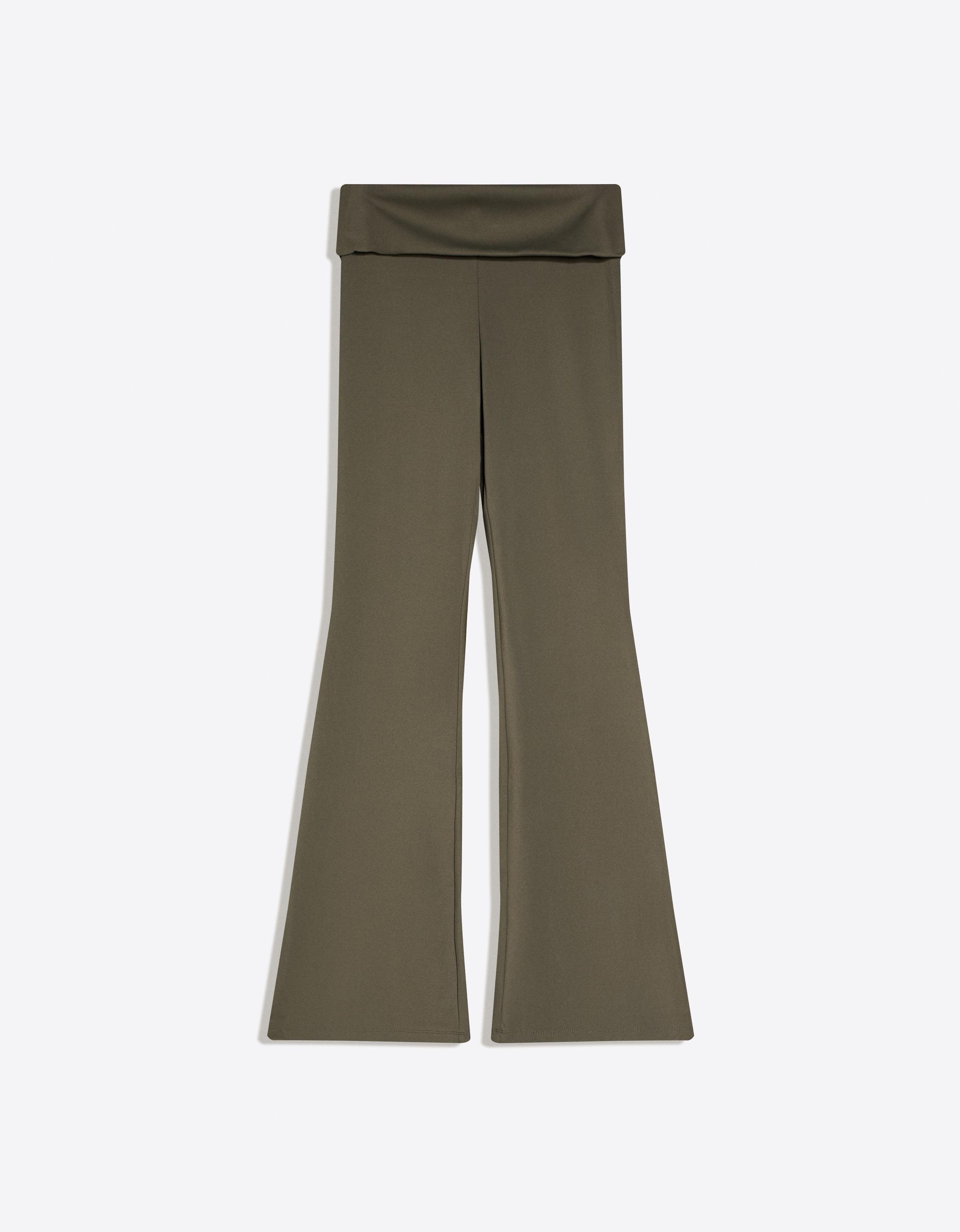 Teknik flare fit pantolon - Görsel 2