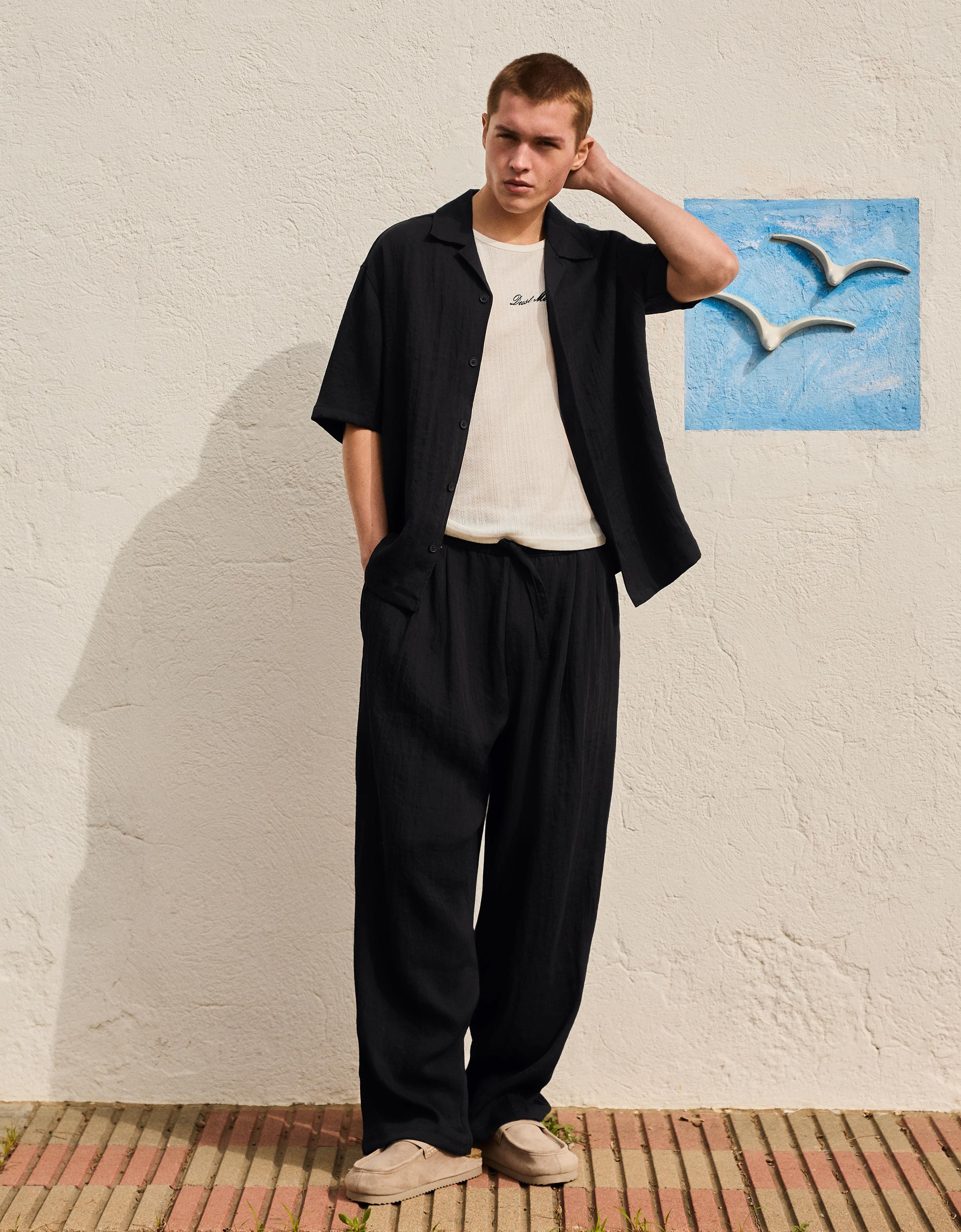 Pantalon Baggy Rustique Xs Noir