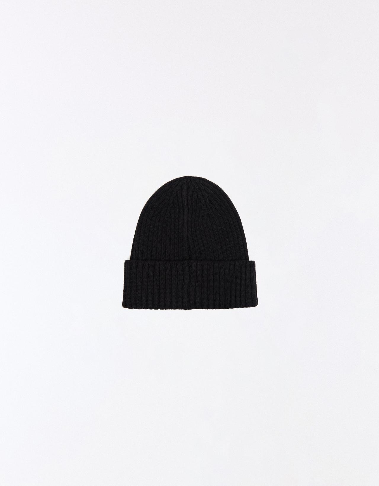 DEMON MELT embroidered beanie — Black