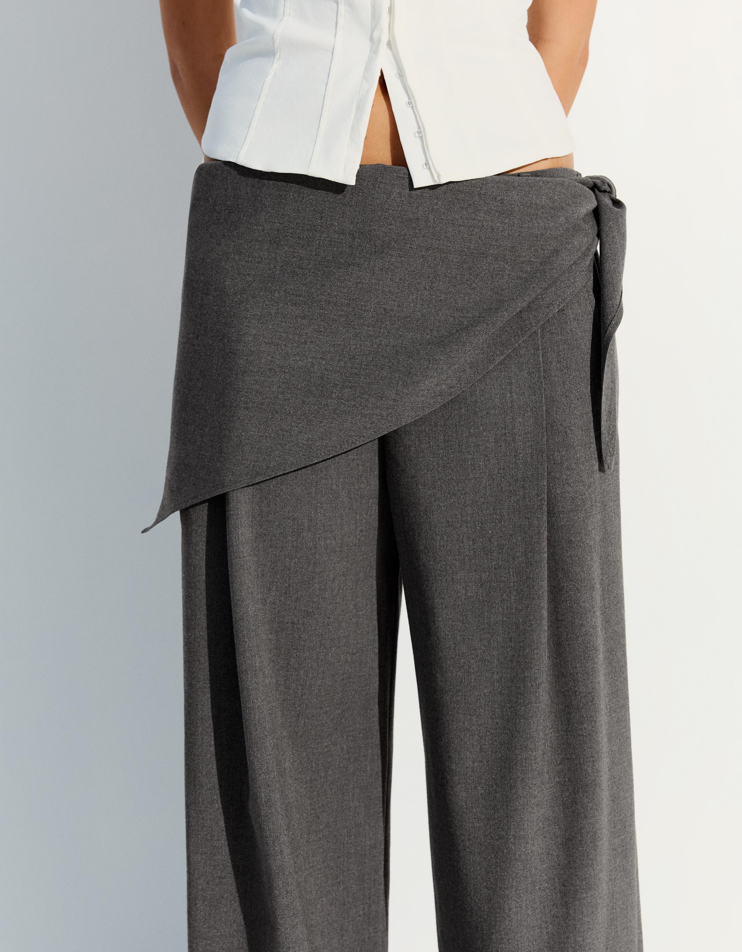 Bershka Mendilli pensli pantolon görsel 5