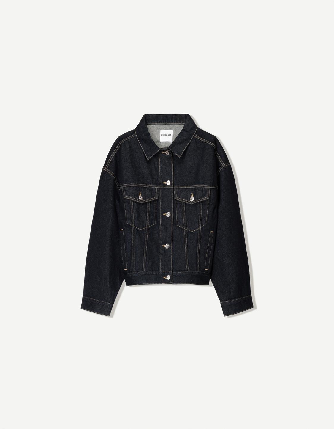 Balloon denim jacket