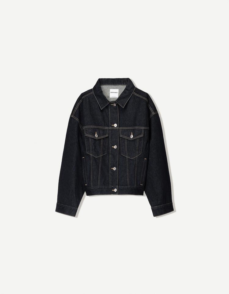 Balloon denim jacket