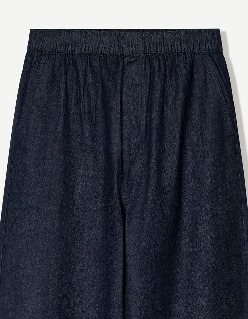 Jean jogging baggy-Marine-2