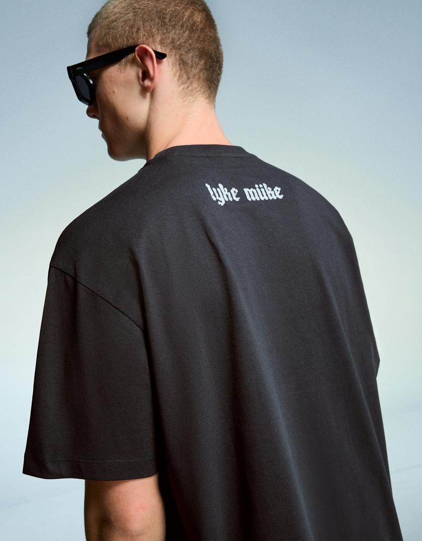 Mike Towers short sleeve T-shirt-Grey-1