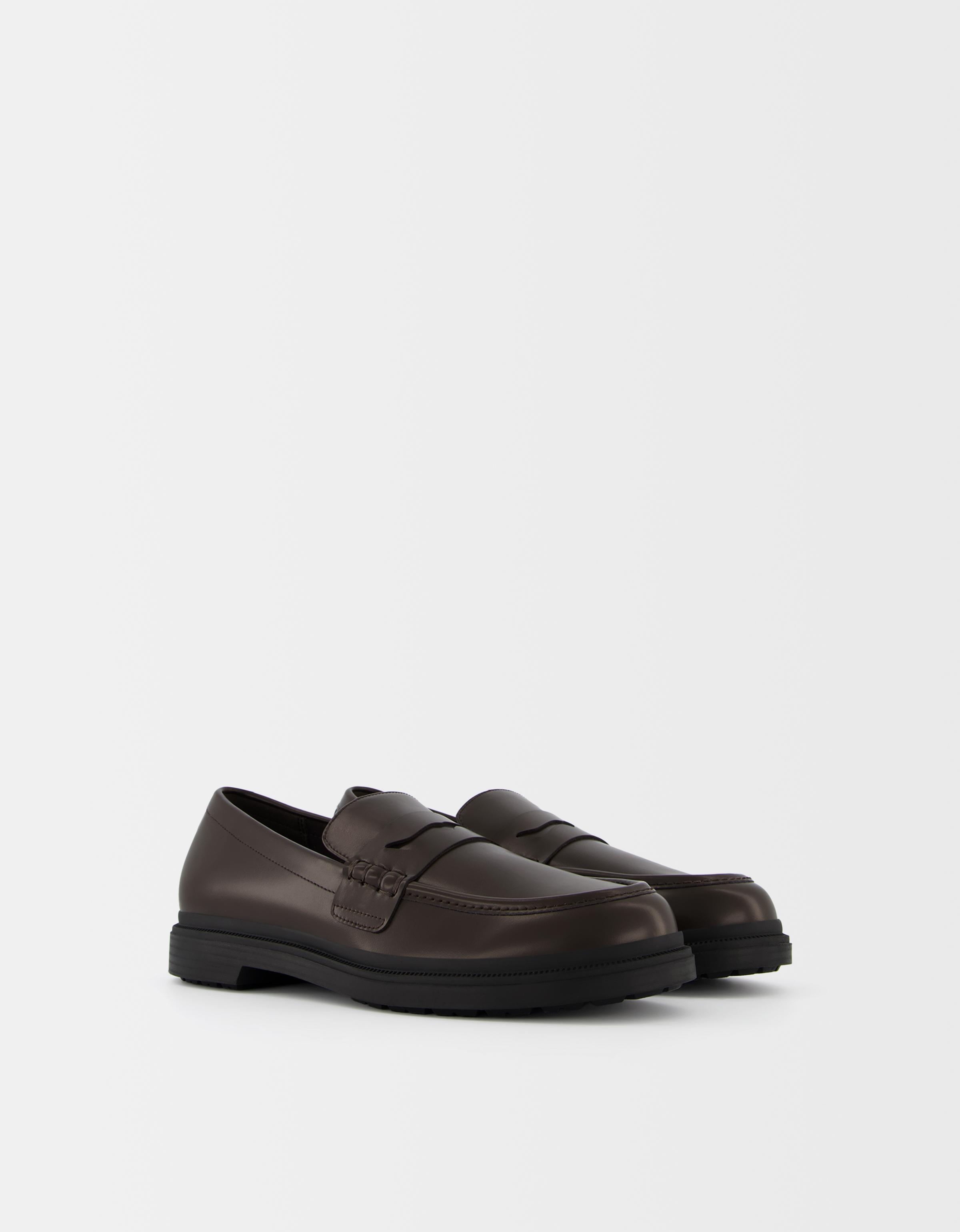 Bershka Mokassin Mit Loafer-Detail Herren 45 Braun