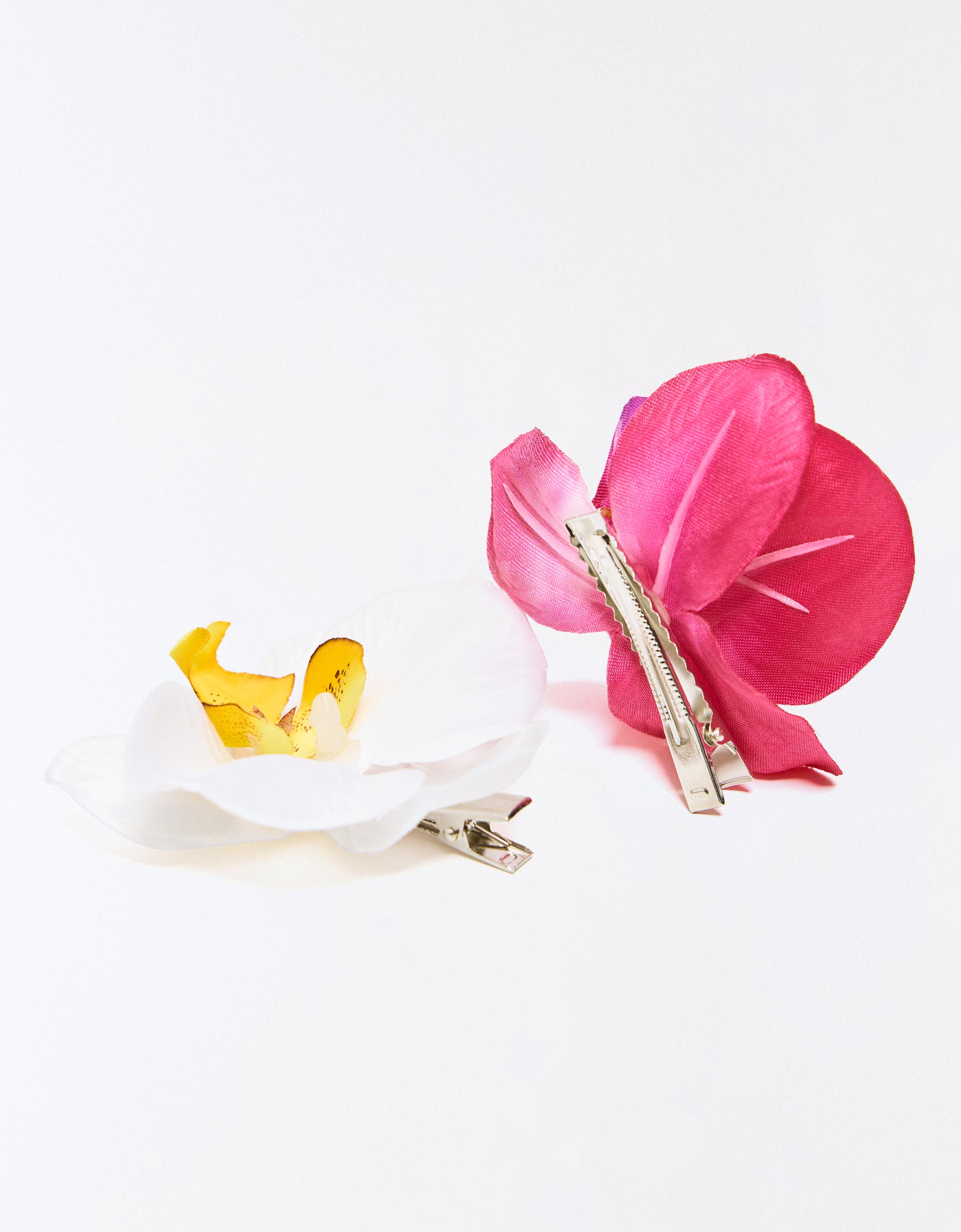 Flower clip pack — Red