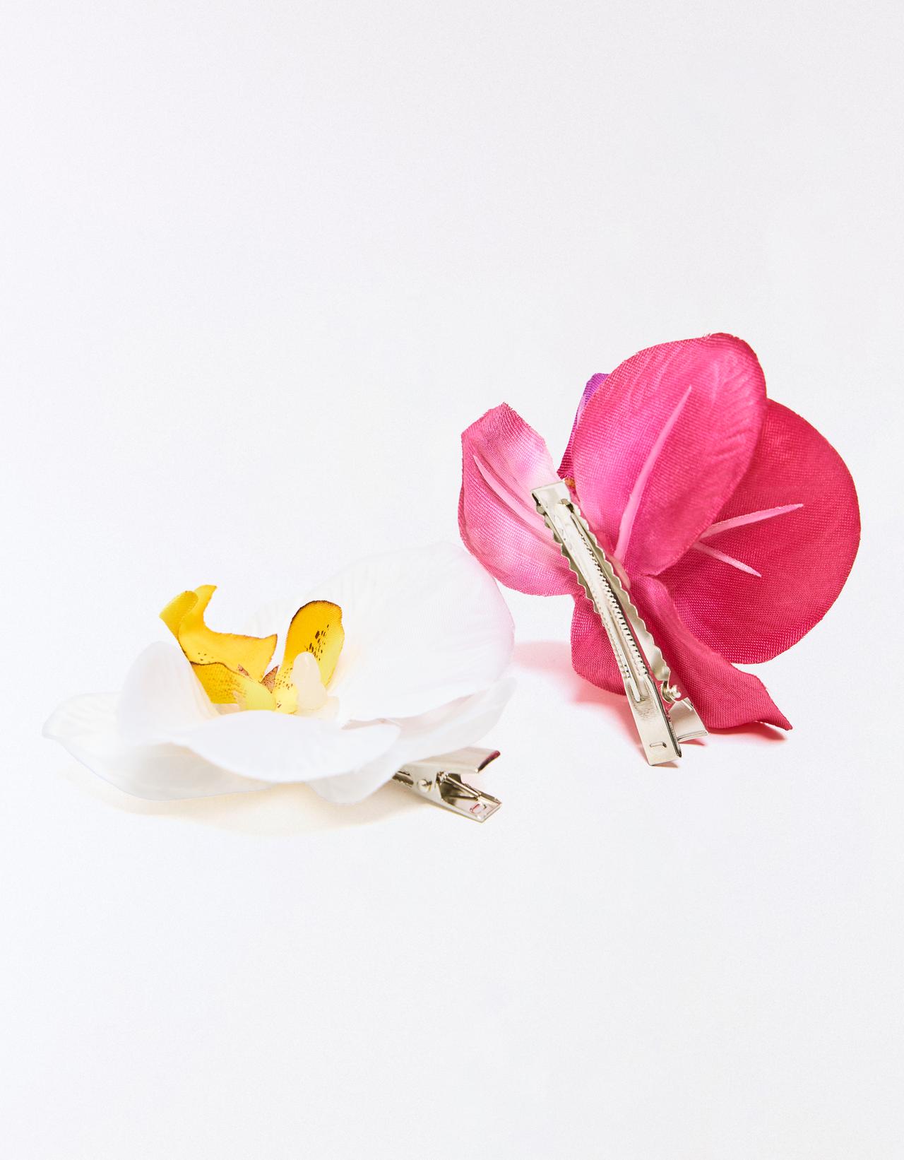 Flower clip pack — Red