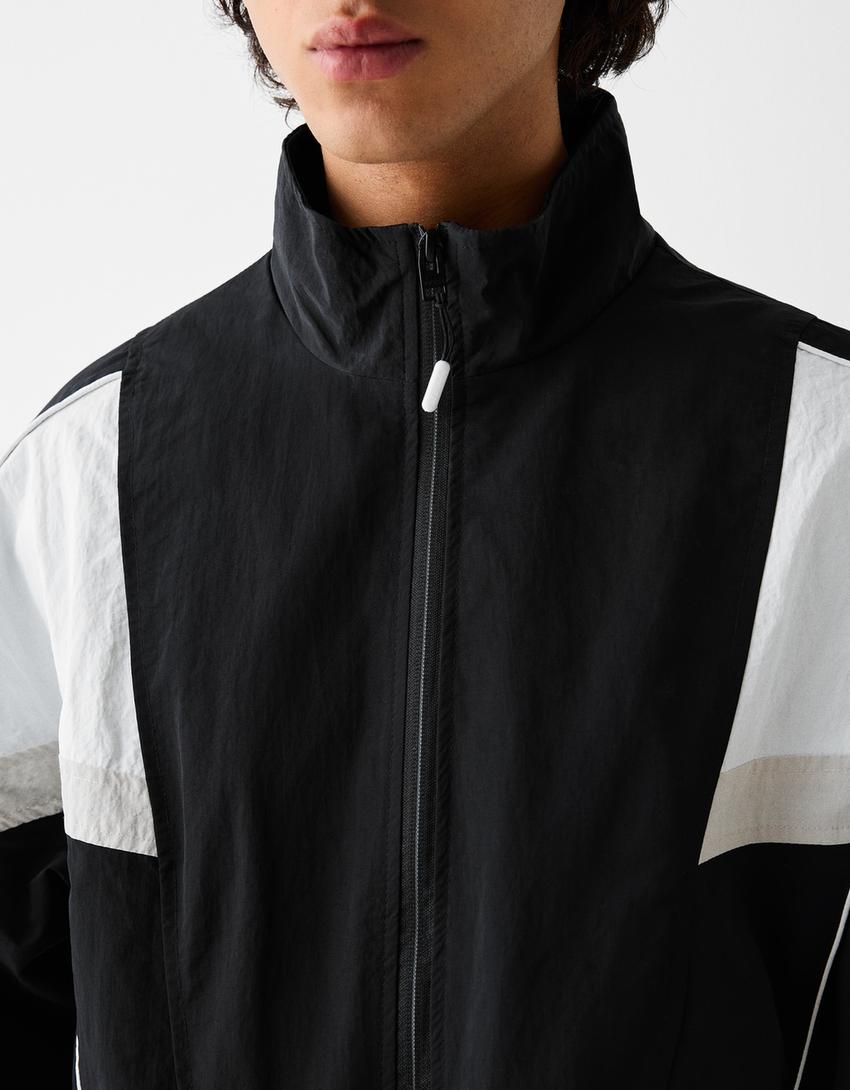 Blouson technique découpes-Noir-5