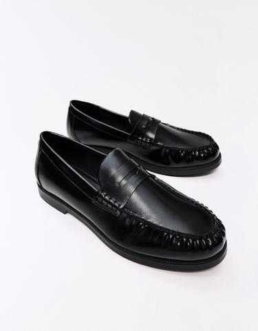 Ruched loafers — BLACK 5